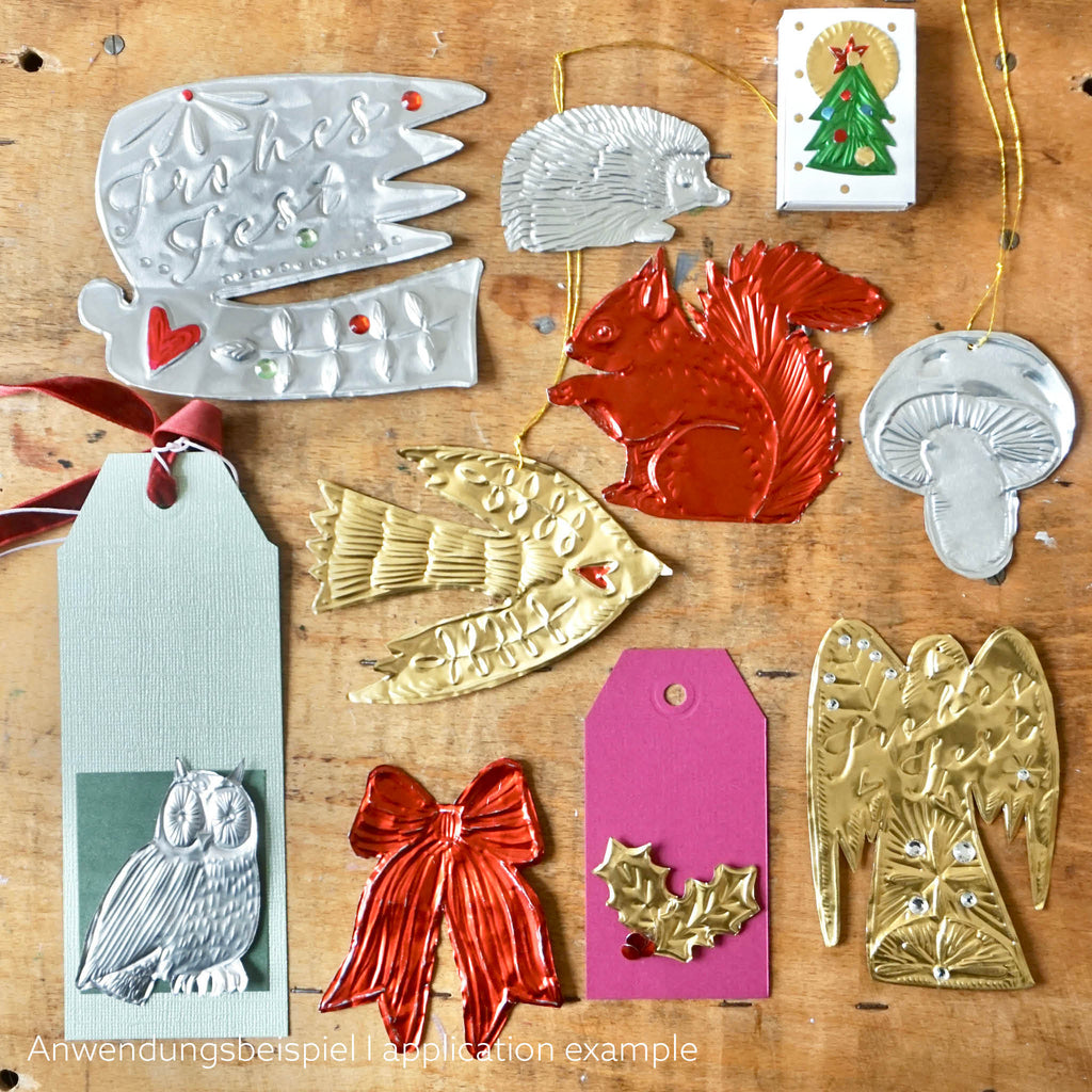Prägefolien-Motive I Weihnachten I Digitale Vorlage