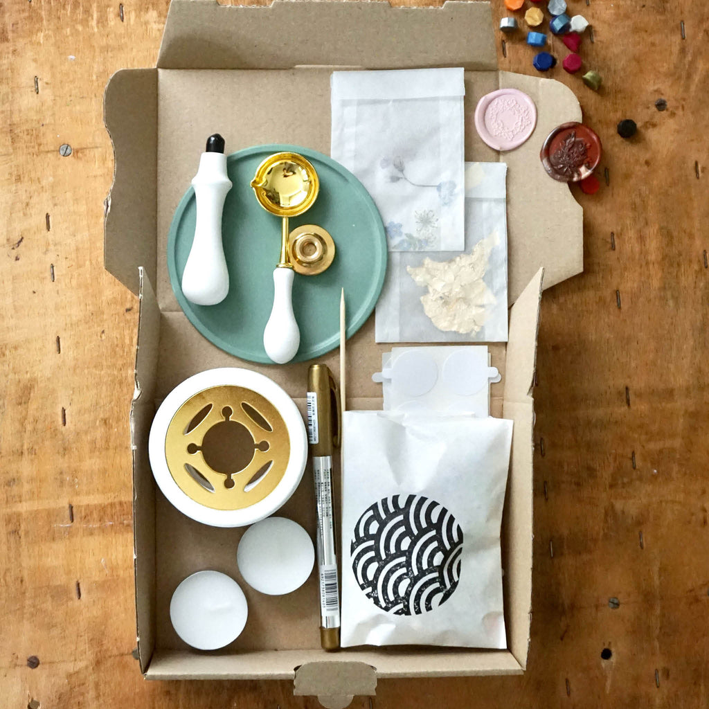 Inhalt DIY Wachssiegel-Kit